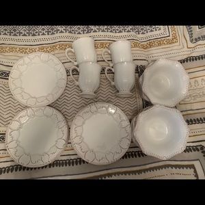 “Isabella” Skyros Designs -4 mugs,8 plates,8 bowls
